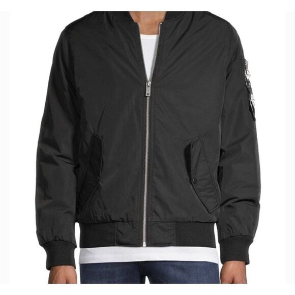 UGG Freddie Black Bomber Jacket Size M (Unisex) NWT - Picture 1 of 14